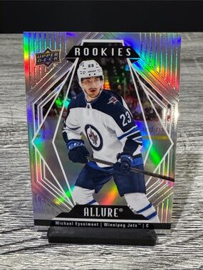 NHL | 2022-23 UD Allure (Rookies) #107: Winnipeg Jets: Michael Eyssimont - Card